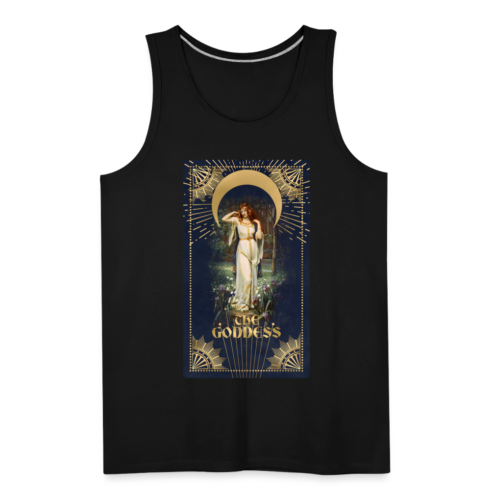 I'm a GODDESS Unisex Premium Tank - black