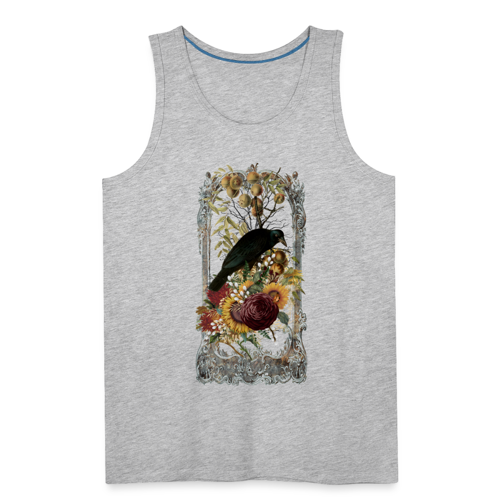 Judging Raven Unisex Premium Tank - heather gray