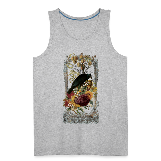 Judging Raven Unisex Premium Tank - heather gray