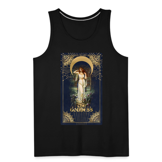 I'm a GODDESS Unisex Premium Tank - black