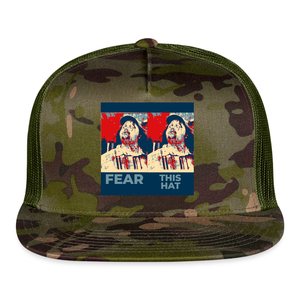 FEAR Trucker Cap - multicam\green