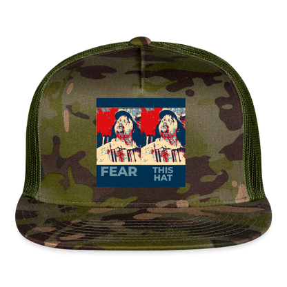 FEAR Trucker Cap - multicam\green