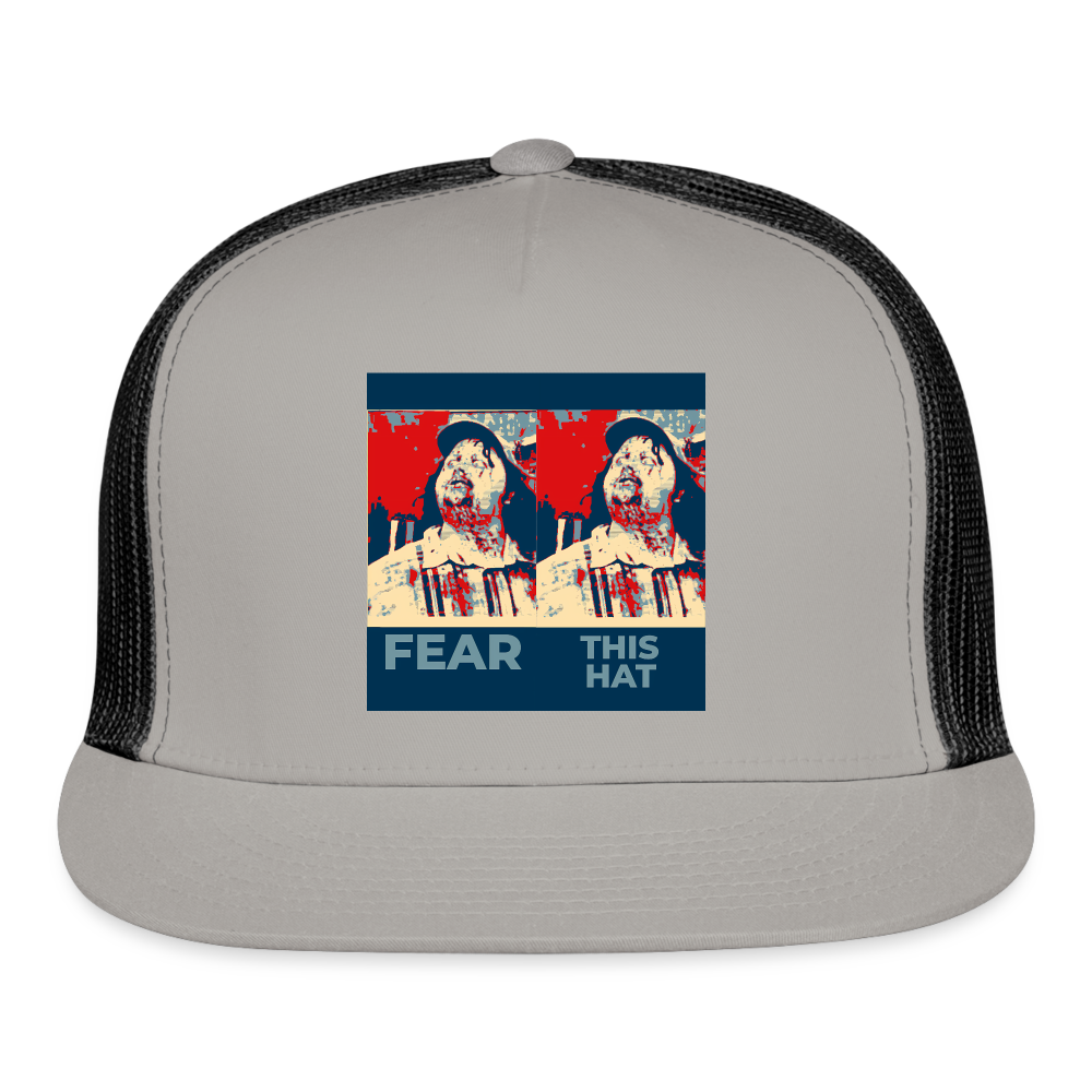 FEAR Trucker Cap - gray/black