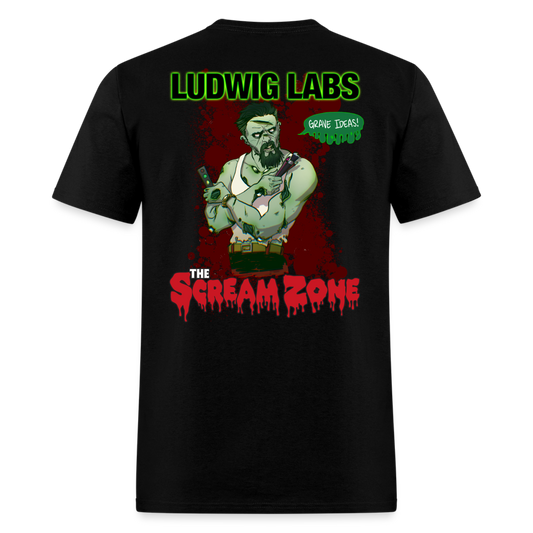 Pensive Ludwig Classic T-Shirt - black